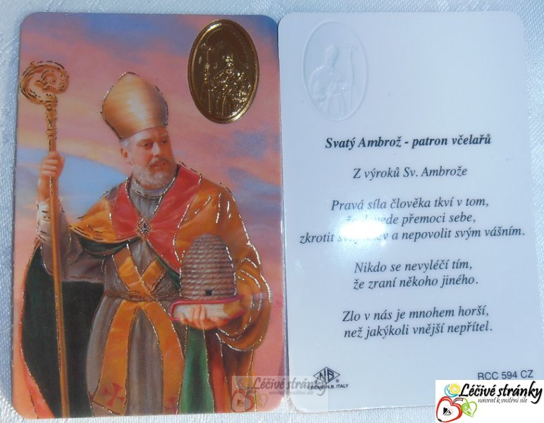 Svatý Ambrož - patron včelařů