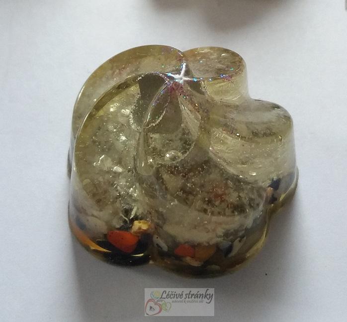 Orgonit. pusinka 3,5cm -směs polodrahokamů
