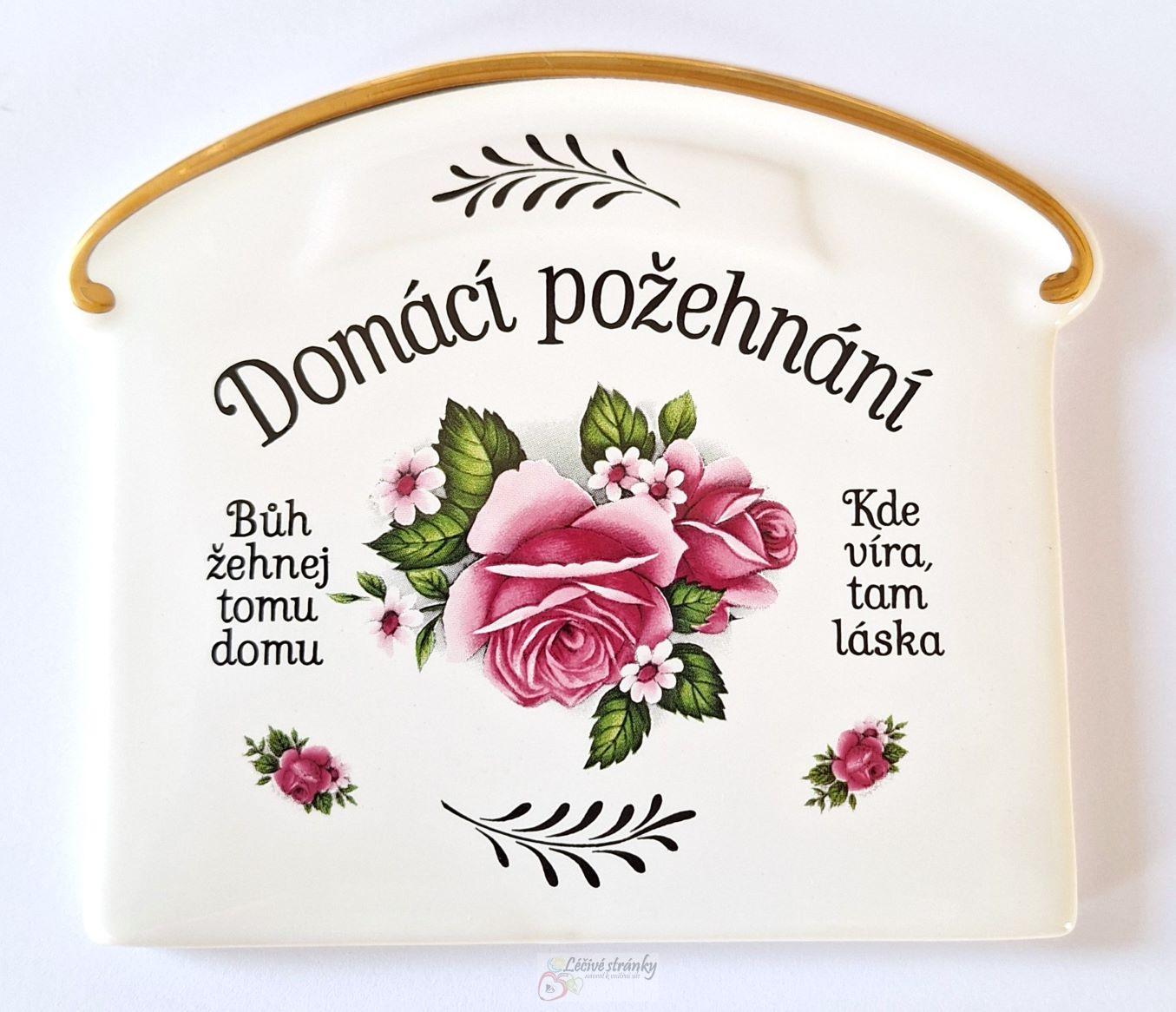 Domácí požehnání - domeček 13 x 11 cm