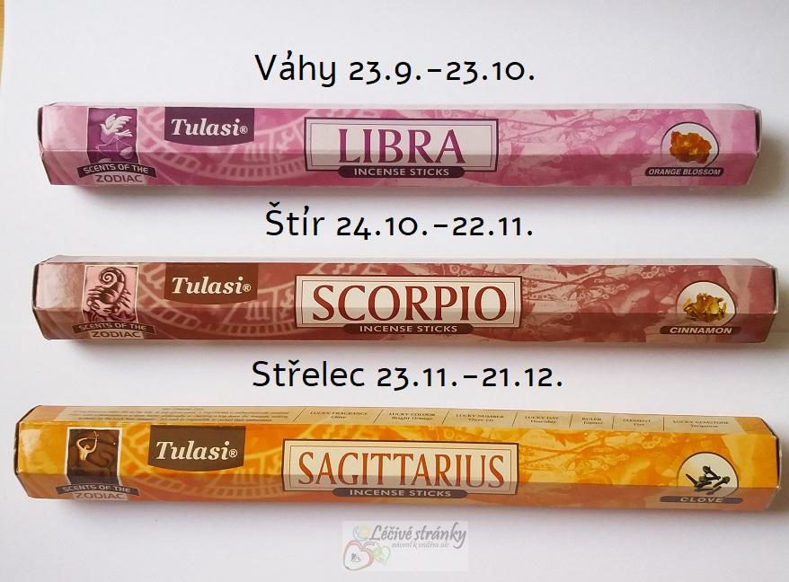 Vonné tyčinky zvěrokruh - Střelec 23.11.-21.12.