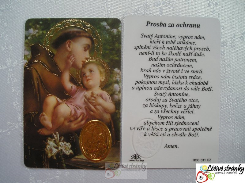 Svatý Antonín - Prosba za ochranu