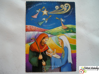 Vánoční pohlednice 7 - 10,5 x 15 cm