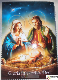 Vánoční pohlednice 9 - 10,5 x 15 cm