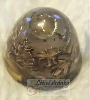 Orgonit. pralinka - Křišťál 1.-  2x2,5cm