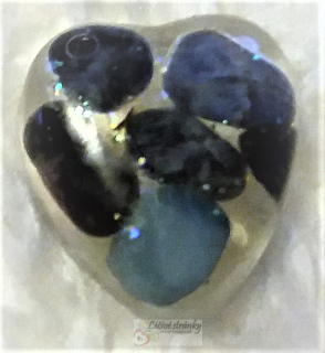 Orgonit malé srdíčko - sodalit 2cm