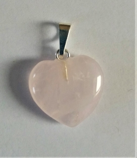 Přívěsek srdíčko, 1,5cm - Růženín