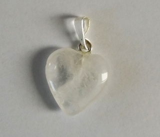 Přívěsek srdíčko, 1,5cm - Křišťál