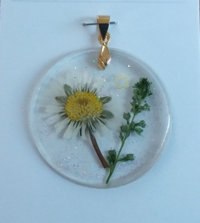 Originální přívěsek, sedmikráska - č.026