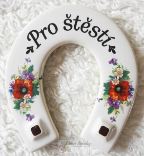 Podkova malá pro štěstí - 11 cm