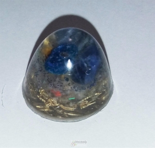 Orgon.pralinka s paprskem světla - modrý