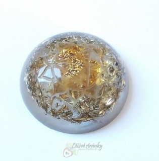 Orgonit žluté polodrahokamy - 3.čakra