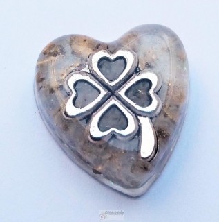 Orgon.srdíčko s paprskem světla - 2,8x3cm