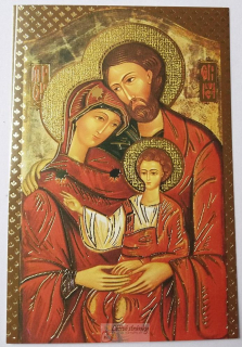 Pohlednice svatá rodina - 10,5 x 15 cm
