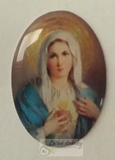 Samolepka na telefon - 1,8 x1,3 cm - Matka Marie