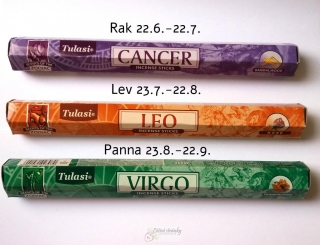 Vonné tyčinky zvěrokruh - Lev 23.7.-23.8.